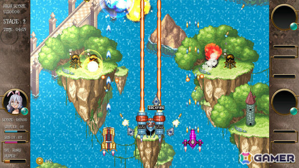 「ツインビー」のShuzilow.HA氏がキャラデザを務める縦スクロールSTG「バウンティシスターズ」Switch版の発売日が12月18日に決定!の画像