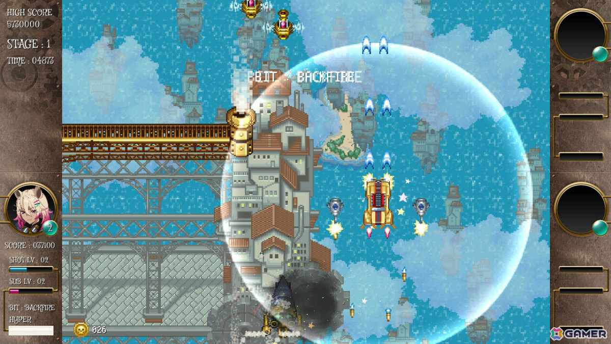 「ツインビー」のShuzilow.HA氏がキャラデザを務める縦スクロールSTG「バウンティシスターズ」Switch版の発売日が12月18日に決定！の画像6
