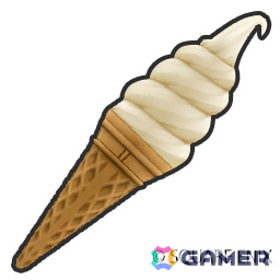 見た目装備「ソフトクリーム」