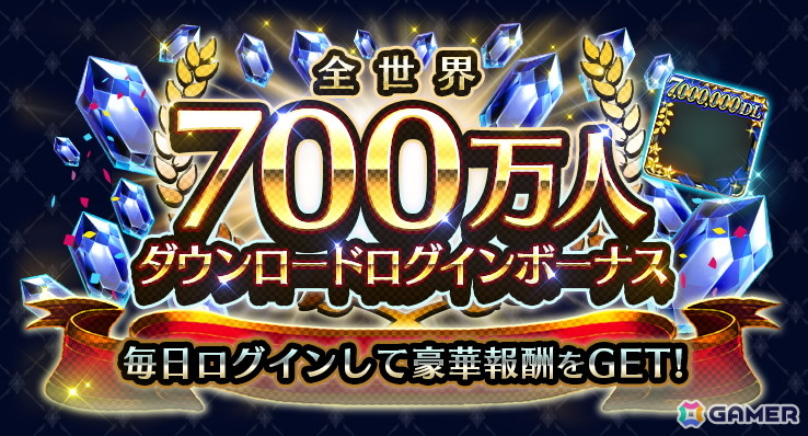 「ラストクラウディア」で全世界700万人ダウンロードを記念したキャンペーンが開催！新ユニット「黒聖の騎士リュート」たちも登場の画像