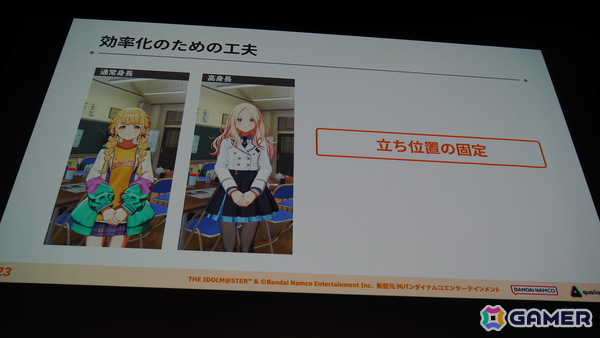 「学マス」の細かな演出は工夫の賜物だった！制約がある中で生み出された親愛度コミュ、初星コミュの制作フローを解説【CEDEC2025】の画像10