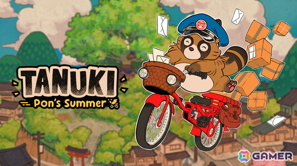 タヌキが主人公の郵便配達アドベンチャーゲーム「TANUKI: Pon's Summer」の体験版がSteamで公開！BMXでトリックをキメて荷物を配達しようの画像1