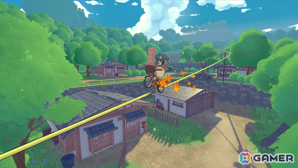 タヌキが主人公の郵便配達アドベンチャーゲーム「TANUKI: Pon's Summer」の体験版がSteamで公開!BMXでトリックをキメて荷物を配達しようの画像