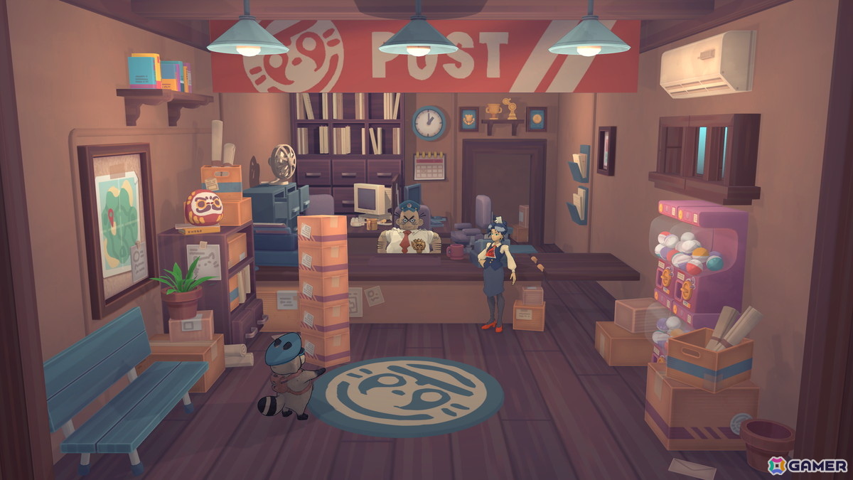 タヌキが主人公の郵便配達アドベンチャーゲーム「TANUKI: Pon's Summer」の体験版がSteamで公開！BMXでトリックをキメて荷物を配達しようの画像2