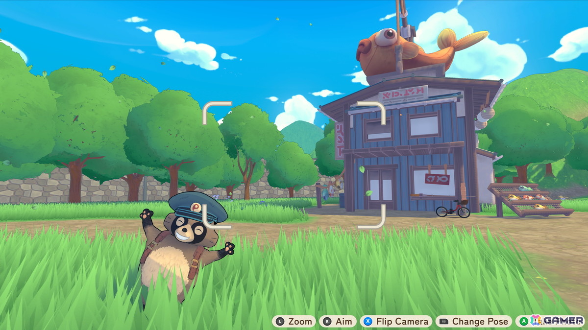 タヌキが主人公の郵便配達アドベンチャーゲーム「TANUKI: Pon's Summer」の体験版がSteamで公開！BMXでトリックをキメて荷物を配達しようの画像3