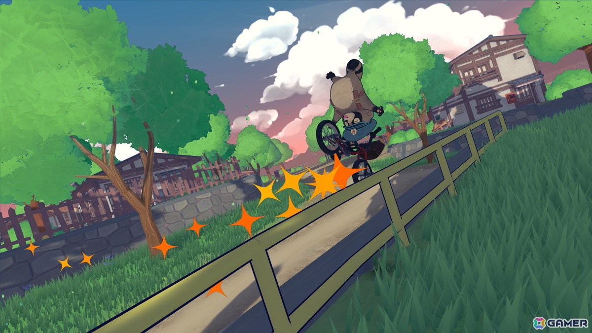 タヌキが主人公の郵便配達アドベンチャーゲーム「TANUKI: Pon's Summer」の体験版がSteamで公開！BMXでトリックをキメて荷物を配達しようの画像5