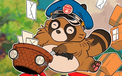 タヌキが主人公の郵便配達アドベンチャーゲーム「TANUKI: Pon's Summer」の体験版がSteamで公開!BMXでトリックをキメて荷物を配達しよう