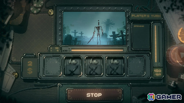 スロット台の上で展開するローグライトバトル「SLOTS ＆ DAGGERS」Steamページが公開！目押しとギャンブラーの勘を頼りに名だたる強敵を倒せの画像6