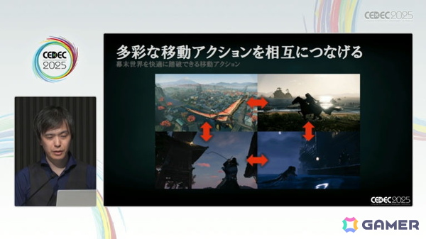 Team NINJAの“手触りのいいアクション”を、オープンワールドRPGでどのように実現したのか？「Rise of the Ronin」セッションをレポート【CEDEC2025】の画像14