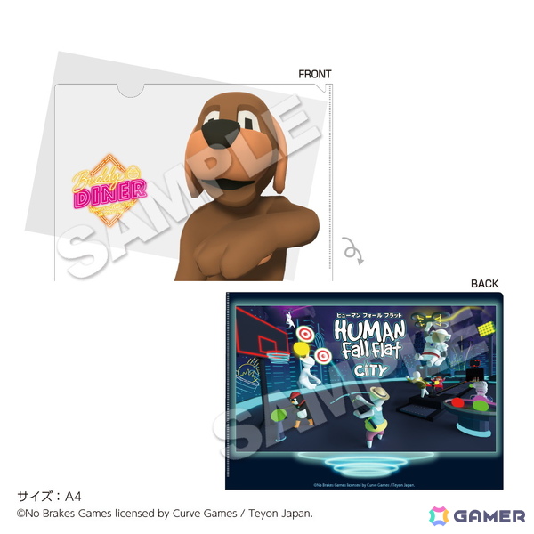 「ヒューマン フォール フラット」in 22カレーが8月9日より開催！ふにゃっとしたキャラたちをイメージしたメニューやグッズがラインナップの画像16