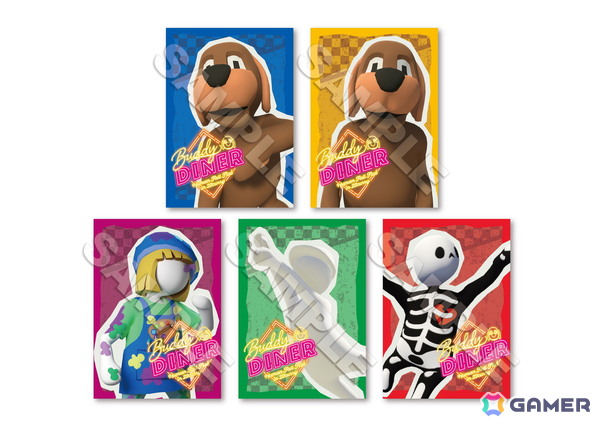 「ヒューマン フォール フラット」in 22カレーが8月9日より開催！ふにゃっとしたキャラたちをイメージしたメニューやグッズがラインナップの画像21