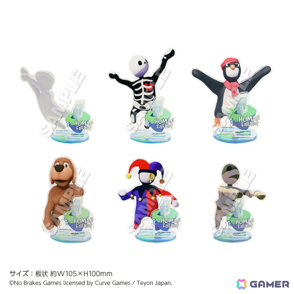 「ヒューマン フォール フラット」in 22カレーが8月9日より開催！ふにゃっとしたキャラたちをイメージしたメニューやグッズがラインナップの画像5