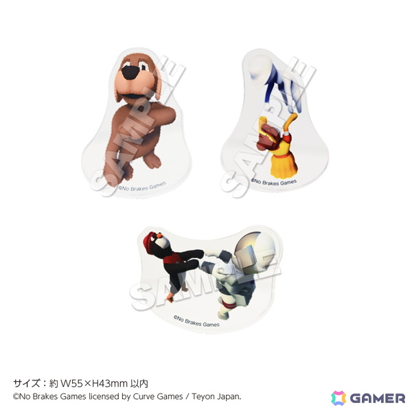 「ヒューマン フォール フラット」in 22カレーが8月9日より開催！ふにゃっとしたキャラたちをイメージしたメニューやグッズがラインナップの画像6