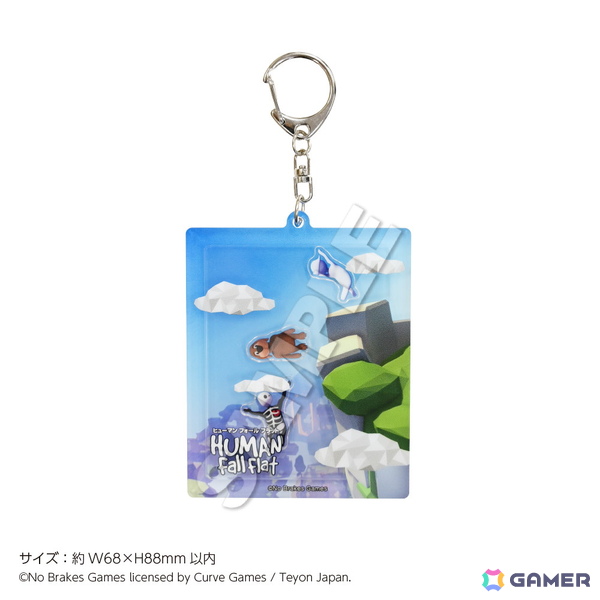 「ヒューマン フォール フラット」in 22カレーが8月9日より開催！ふにゃっとしたキャラたちをイメージしたメニューやグッズがラインナップの画像7