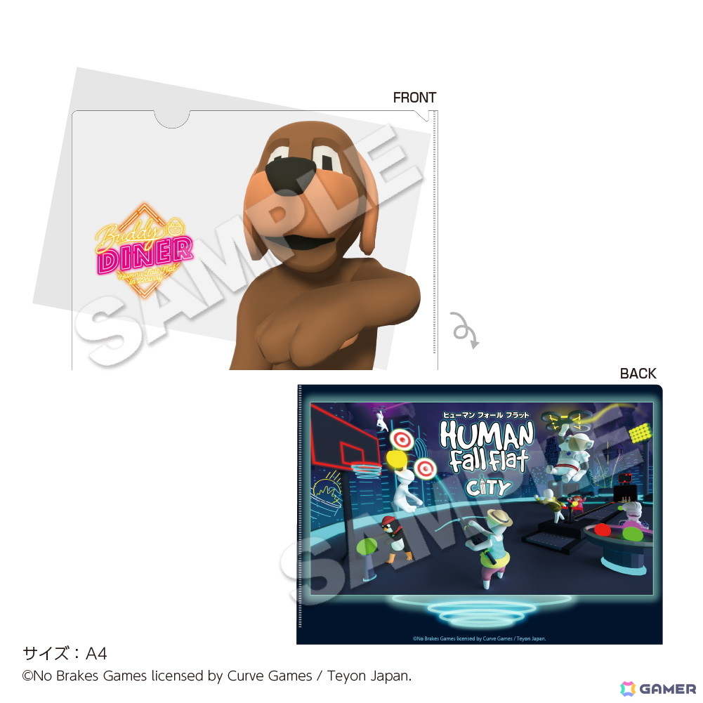 「ヒューマン フォール フラット」in 22カレーが8月9日より開催！ふにゃっとしたキャラたちをイメージしたメニューやグッズがラインナップの画像16