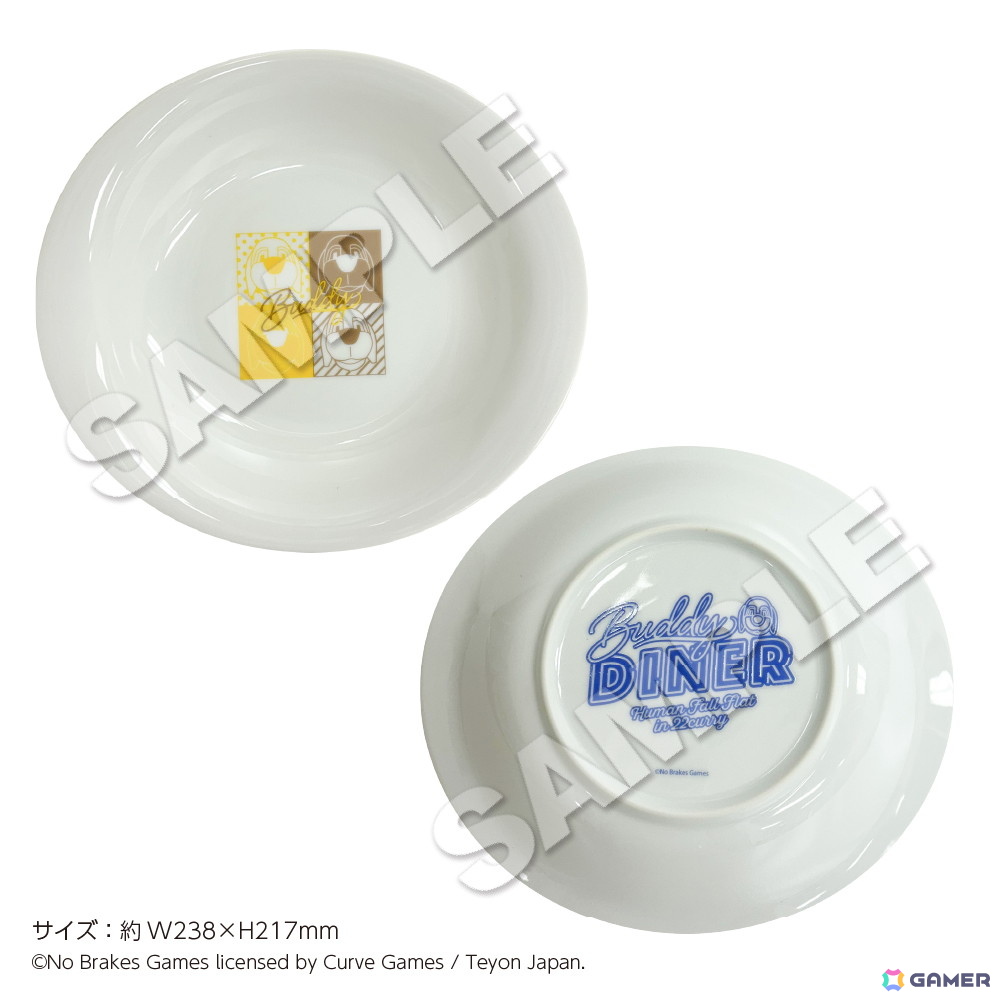 「ヒューマン フォール フラット」in 22カレーが8月9日より開催！ふにゃっとしたキャラたちをイメージしたメニューやグッズがラインナップの画像19