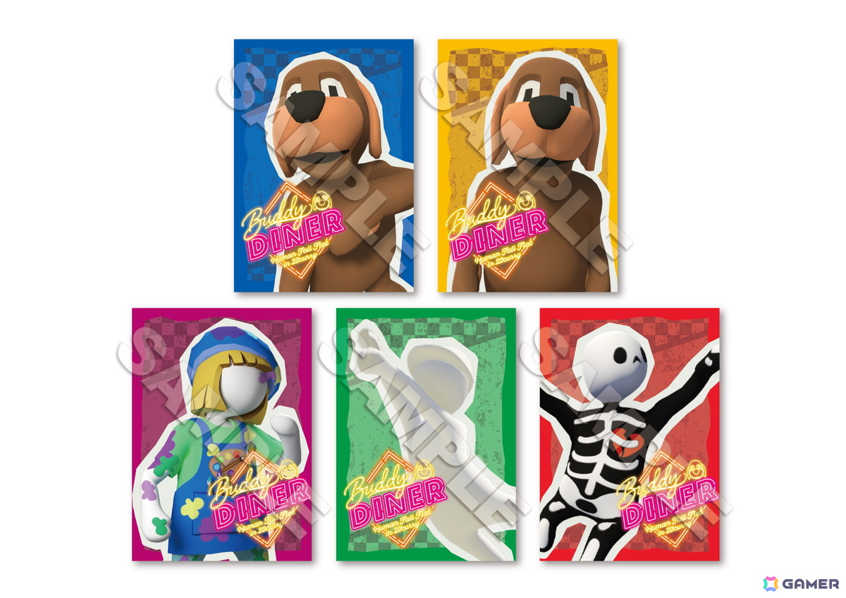 「ヒューマン フォール フラット」in 22カレーが8月9日より開催！ふにゃっとしたキャラたちをイメージしたメニューやグッズがラインナップの画像21