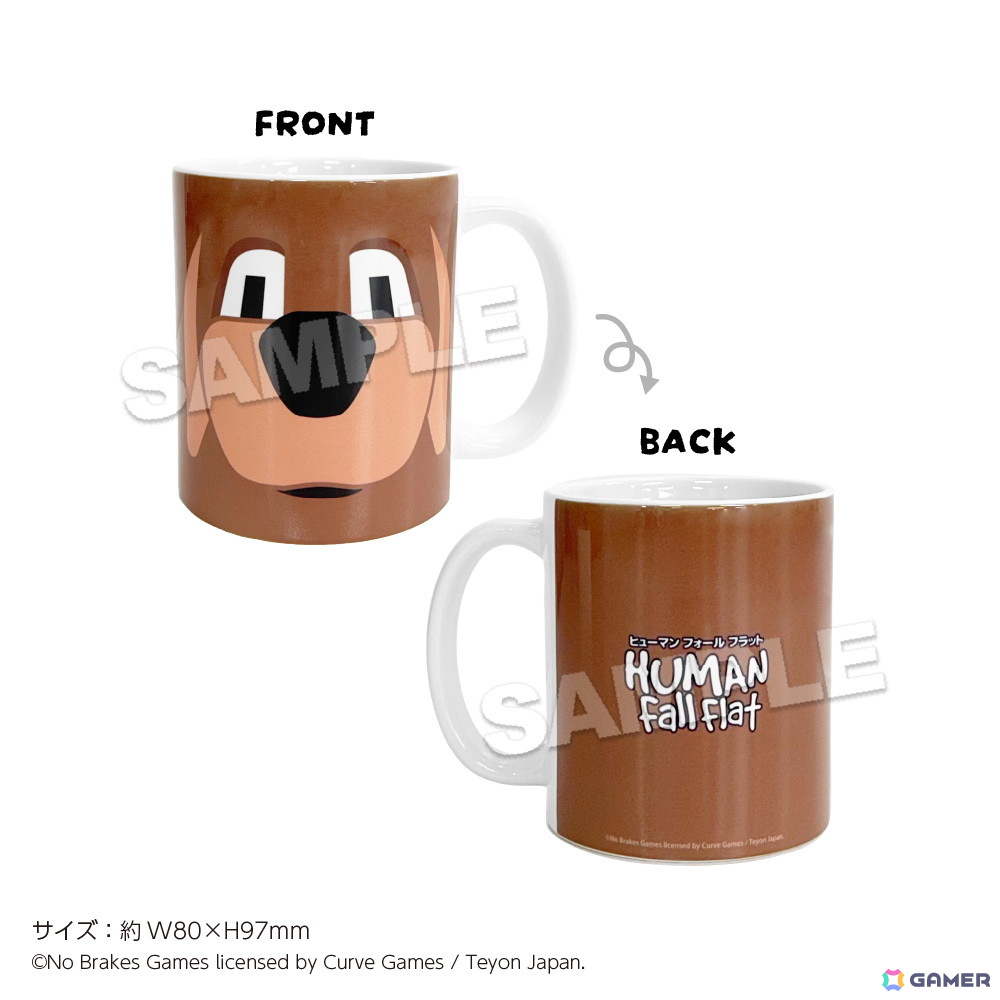 「ヒューマン フォール フラット」in 22カレーが8月9日より開催！ふにゃっとしたキャラたちをイメージしたメニューやグッズがラインナップの画像9