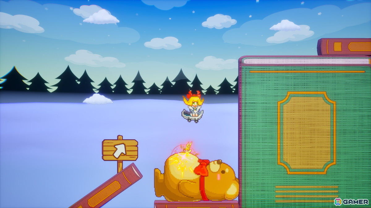 2Dアクションゲーム「アップステップメイド」がSteamにて配信！3つのジャンプを使い分けて夢の世界を冒険しようの画像
