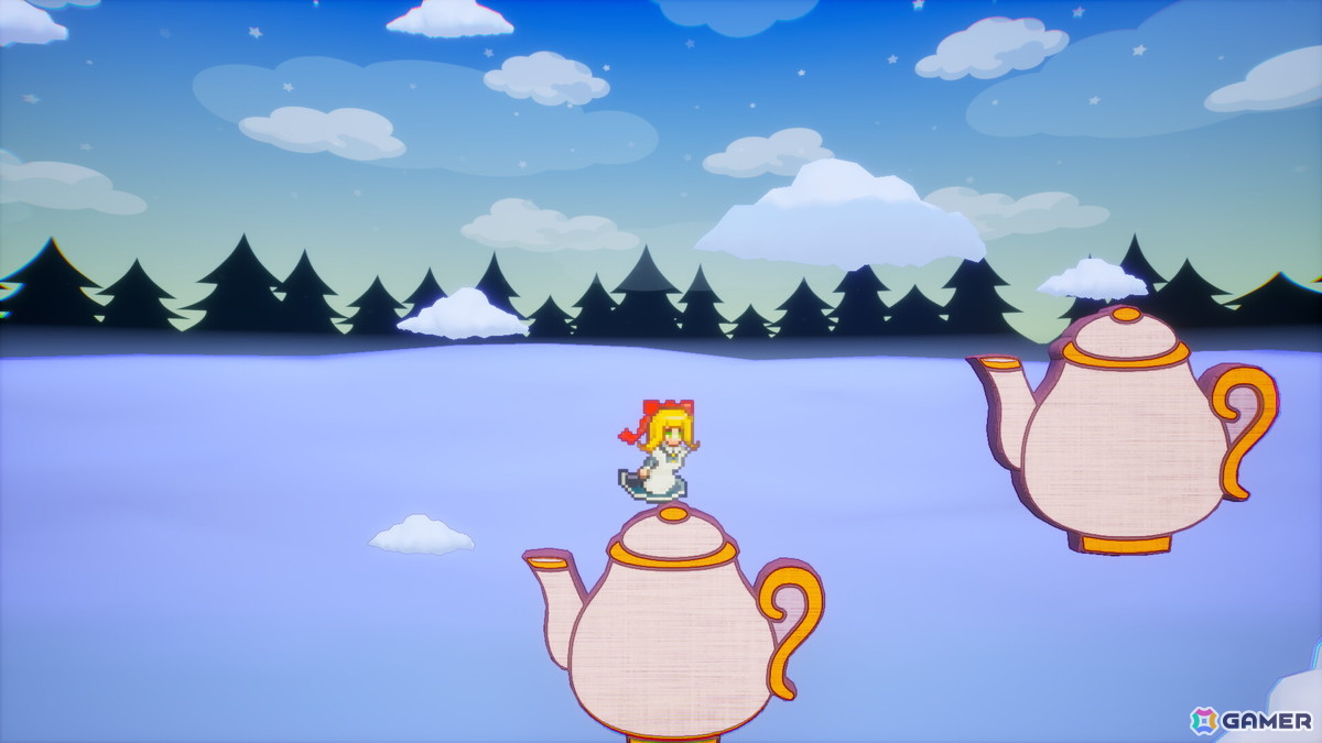2Dアクションゲーム「アップステップメイド」がSteamにて配信！3つのジャンプを使い分けて夢の世界を冒険しようの画像