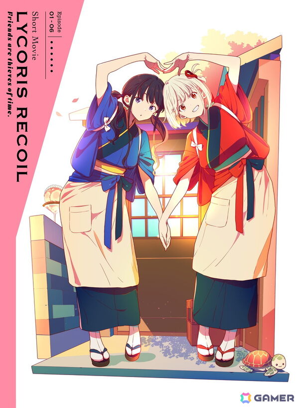 ショートムービー「リコリス・リコイル Friends are thieves of time.」Blu-ray＆DVDのジャケットデザインが公開！の画像1