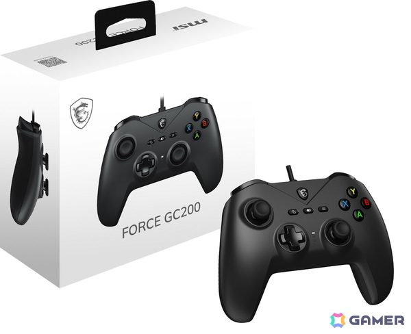 MSI、有線接続ゲーミングコントローラー「FORCE GC200」を8月1日にAmazon限定で発売！ターボ機能やホールエフェクト式のトリガーを搭載の画像1