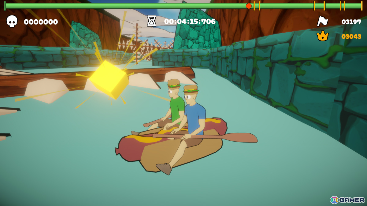 残酷なまでにイライラさせられる協力型ボート漕ぎアクション「パドルパドルパドる」がリリース！楽しく友情を破壊しようの画像13