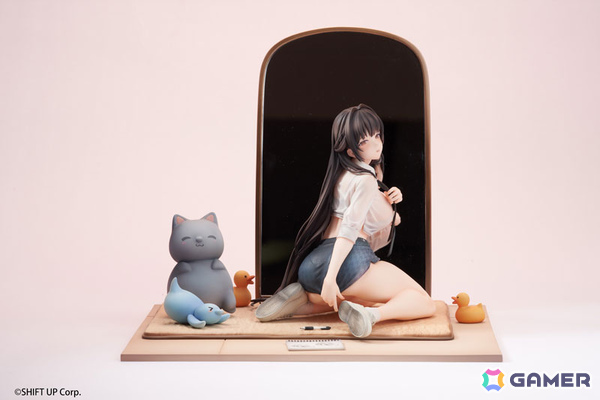 「勝利の女神：NIKKE」マルチャーナがコスチューム“スクールデイズ”の姿で立体化！アクリルブロック付き豪華版もの画像3