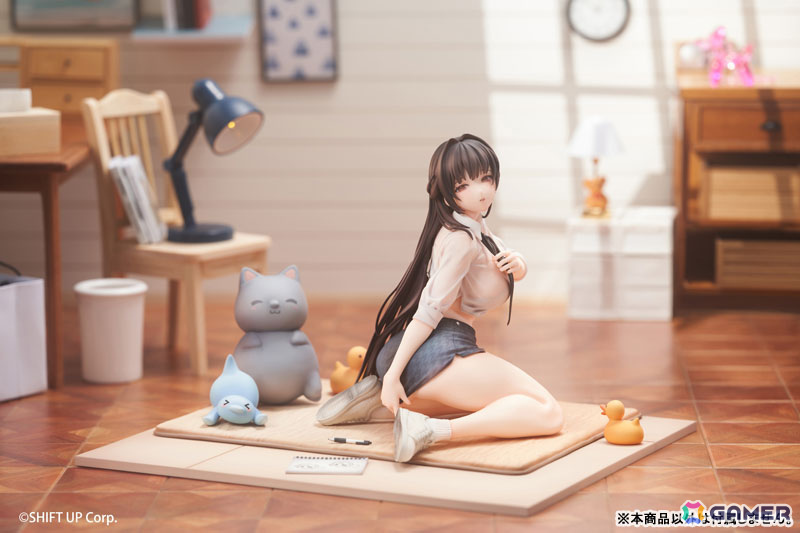 「勝利の女神：NIKKE」マルチャーナがコスチューム“スクールデイズ”の姿で立体化！アクリルブロック付き豪華版もの画像