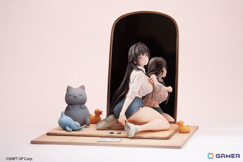 「勝利の女神：NIKKE」マルチャーナがコスチューム“スクールデイズ”の姿で立体化！アクリルブロック付き豪華版もの画像