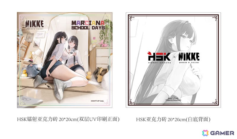 「勝利の女神：NIKKE」マルチャーナがコスチューム“スクールデイズ”の姿で立体化！アクリルブロック付き豪華版もの画像