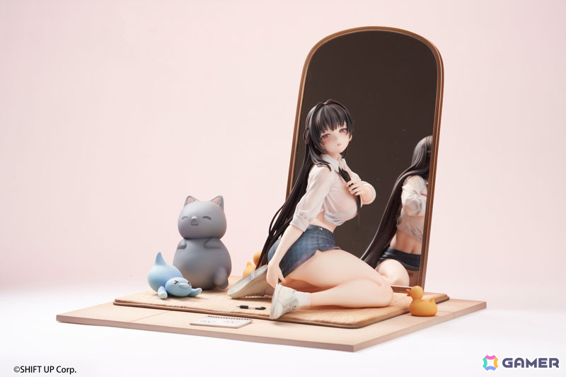 「勝利の女神：NIKKE」マルチャーナがコスチューム“スクールデイズ”の姿で立体化！アクリルブロック付き豪華版もの画像