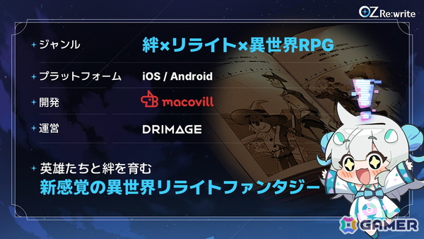 「OZ Re:write」秋葉原で行われたリリース直前イベントをレポート！ゲーム紹介に加えてささきのぞみさん、早瀬ゆりさん出演のトークショーもの画像9