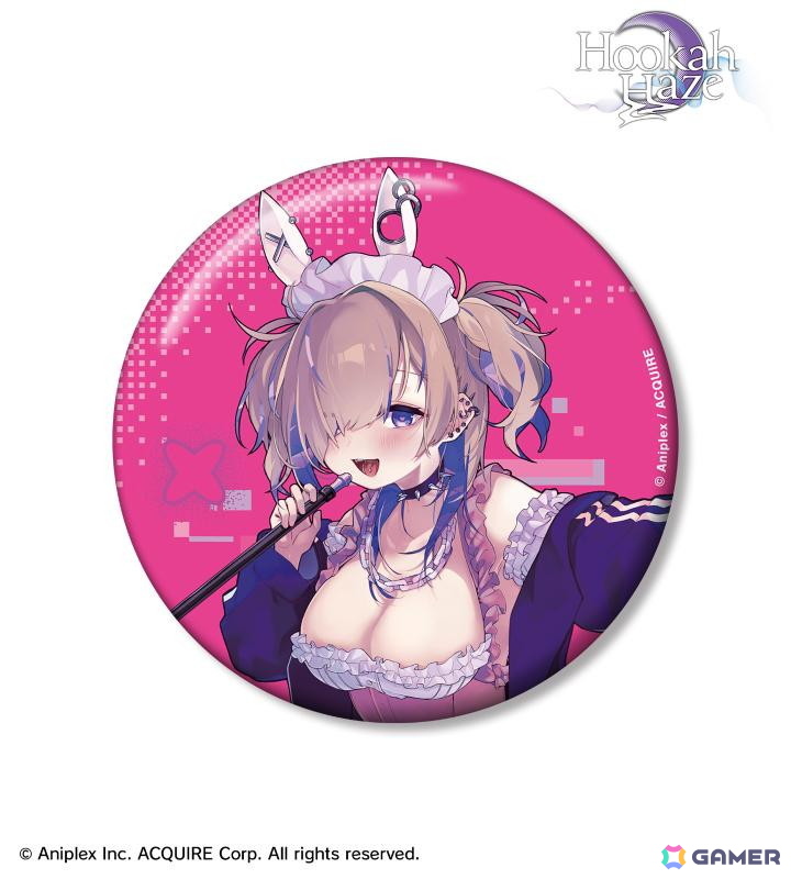 「Hookah Haze」愛上あむ、明月院こころ、古森くるみ、炭木トオルたちのイラストを使用したアクリルマスコットや缶バッジなどのグッズが登場！の画像