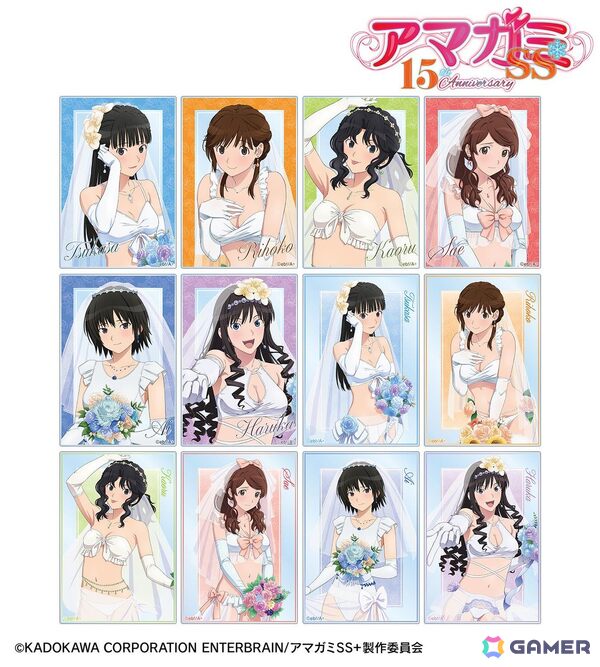 「アマガミSS」アニメ化15周年をお祝いした新規描き下ろしのウェディング水着ver.のグッズがAMNIBUSで登場！の画像2