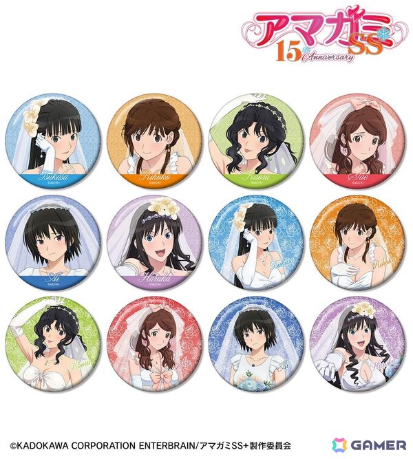 「アマガミSS」アニメ化15周年をお祝いした新規描き下ろしのウェディング水着ver.のグッズがAMNIBUSで登場！の画像3