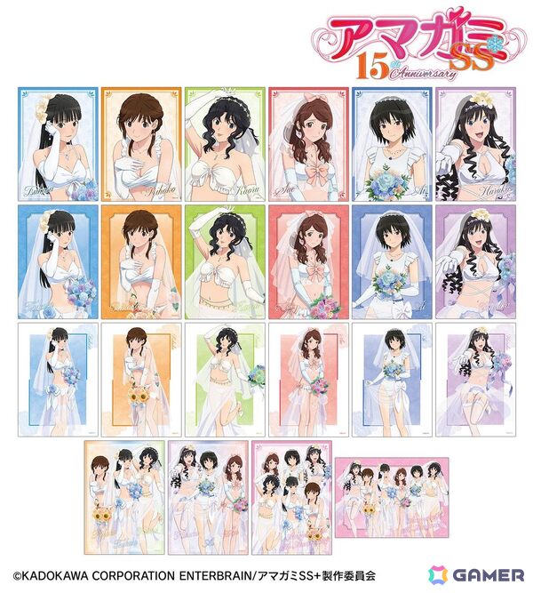 「アマガミSS」アニメ化15周年をお祝いした新規描き下ろしのウェディング水着ver.のグッズがAMNIBUSで登場！の画像5
