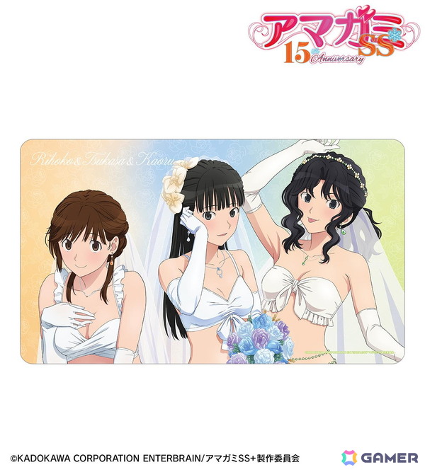 「アマガミSS」アニメ化15周年をお祝いした新規描き下ろしのウェディング水着ver.のグッズがAMNIBUSで登場！の画像8
