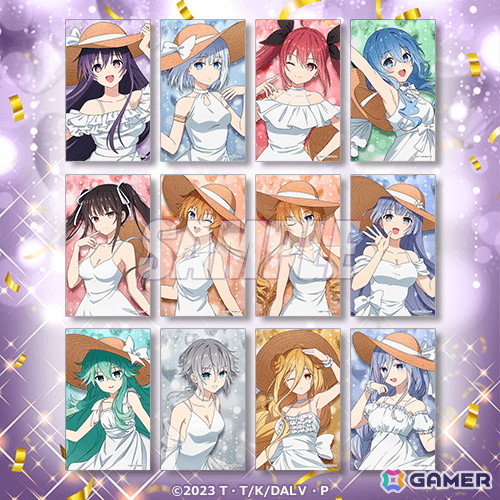 デート・ア・ライブオンラインくじまとめ売り レースクイーン姿がキュート！『デート・ア・ライブ』のオンラインくじ