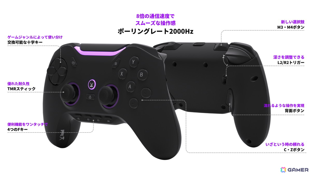 Void Gaming完全オリジナルによる競技レベルの性能と手の届く価格を両立したPCコントローラー「GENESIS」の先行予約がスタートの画像