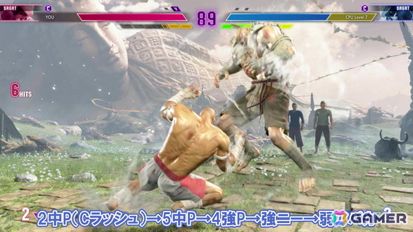 「ストリートファイター6」新キャラクター・サガットの先行プレイ動画を公開！タイガーネクサスや一部仕様変更を動画で紹介の画像9