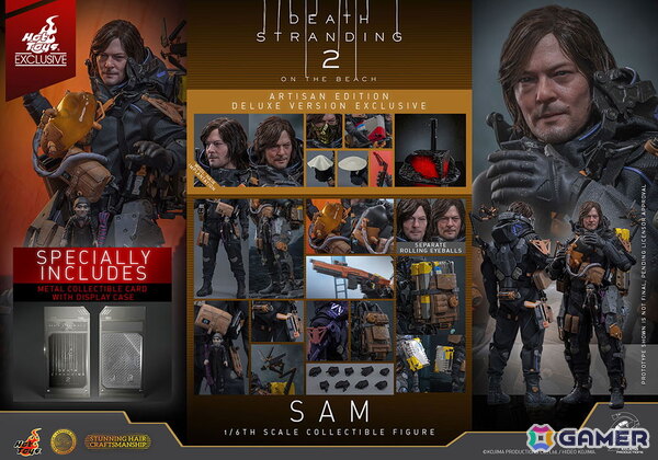 「DEATH STRANDING 2: ON THE BEACH」よりノーマン・リーダス演じるサムがホットトイズで立体化！植毛仕様の「アルチザン」版も登場の画像12