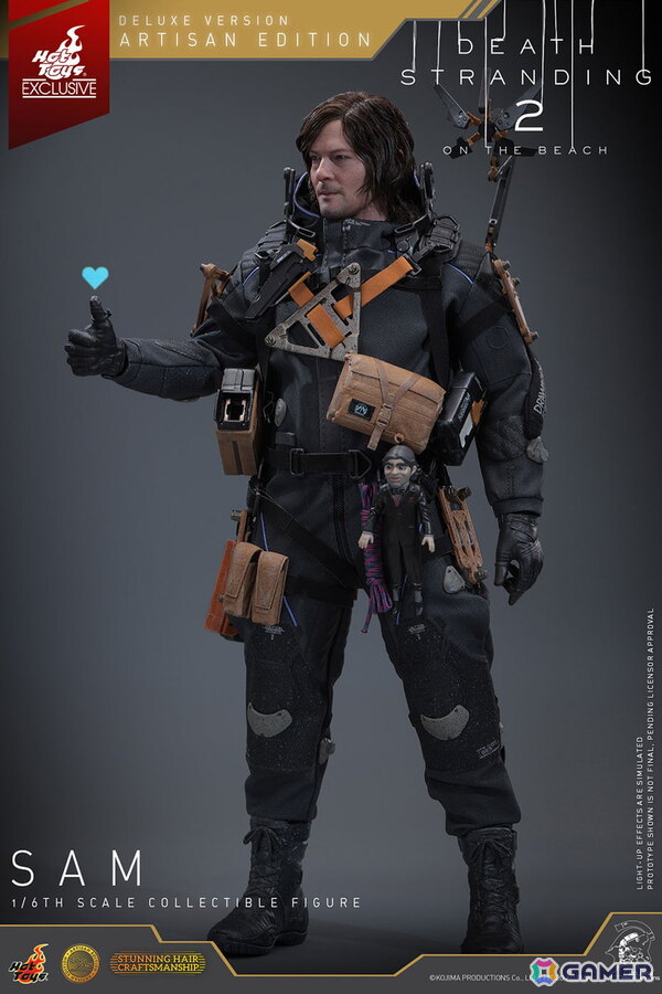 「DEATH STRANDING 2: ON THE BEACH」よりノーマン・リーダス演じるサムがホットトイズで立体化！植毛仕様の「アルチザン」版も登場の画像15