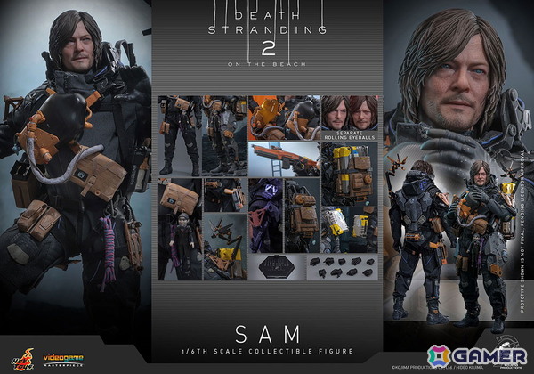 「DEATH STRANDING 2: ON THE BEACH」よりノーマン・リーダス演じるサムがホットトイズで立体化！植毛仕様の「アルチザン」版も登場の画像2