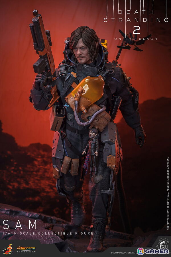 「DEATH STRANDING 2: ON THE BEACH」よりノーマン・リーダス演じるサムがホットトイズで立体化！植毛仕様の「アルチザン」版も登場の画像6