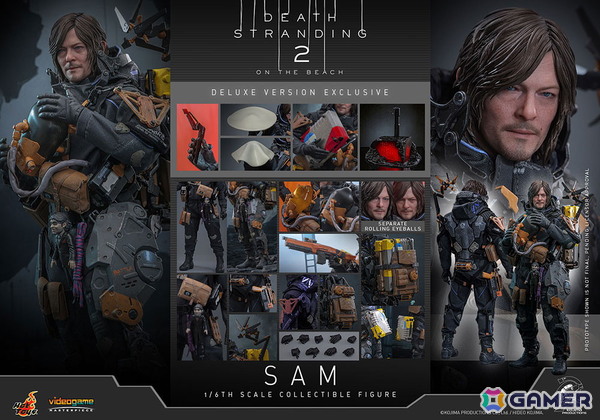 「DEATH STRANDING 2: ON THE BEACH」よりノーマン・リーダス演じるサムがホットトイズで立体化！植毛仕様の「アルチザン」版も登場の画像7