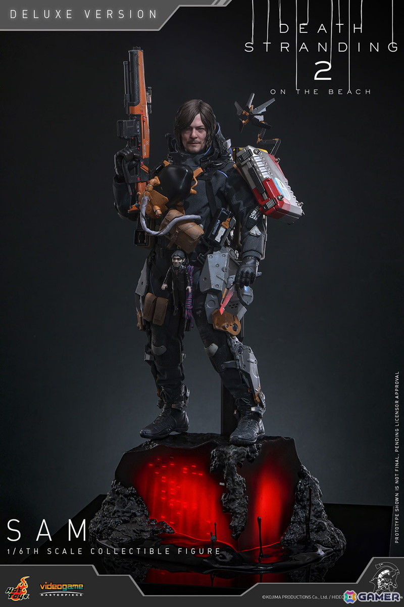 「DEATH STRANDING 2: ON THE BEACH」よりノーマン・リーダス演じるサムがホットトイズで立体化！植毛仕様の「アルチザン」版も登場の画像11