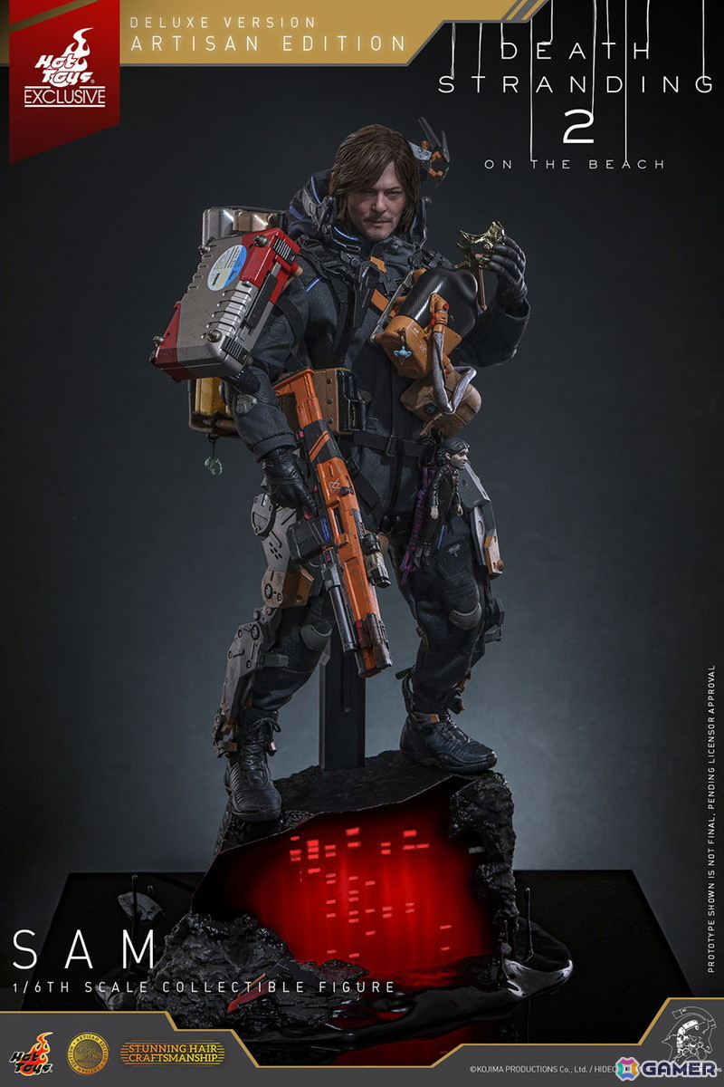 「DEATH STRANDING 2: ON THE BEACH」よりノーマン・リーダス演じるサムがホットトイズで立体化！植毛仕様の「アルチザン」版も登場の画像16
