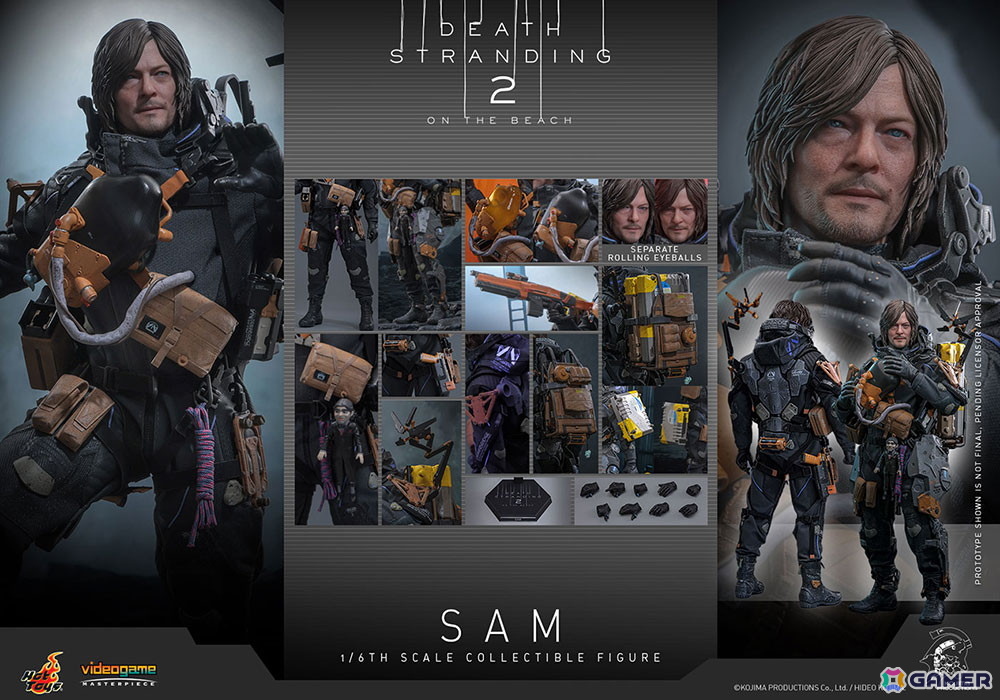 「DEATH STRANDING 2: ON THE BEACH」よりノーマン・リーダス演じるサムがホットトイズで立体化！植毛仕様の「アルチザン」版も登場の画像2