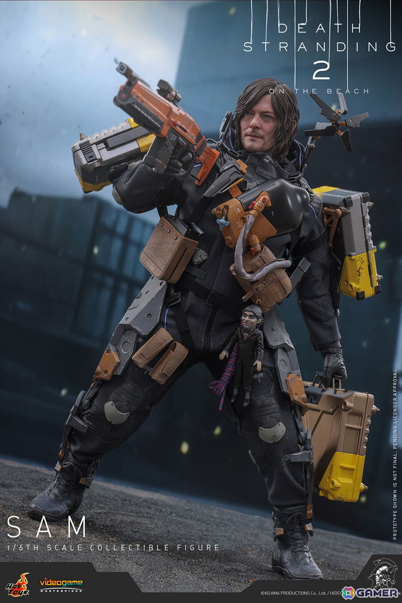 「DEATH STRANDING 2: ON THE BEACH」よりノーマン・リーダス演じるサムがホットトイズで立体化！植毛仕様の「アルチザン」版も登場の画像4